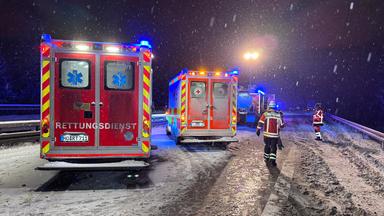 Viele Unfälle durch Winterwetter