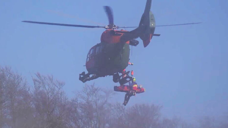 Hubschrauber-Rettungsaktion in Geislingen