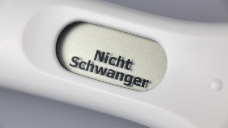 Negativer Schwangerschaftstest
