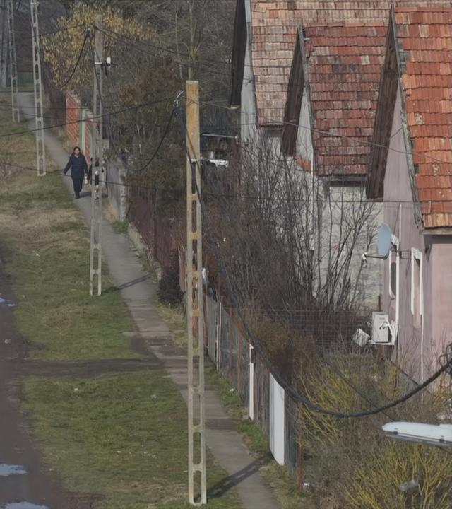Roma-Siedlung in Ungarn