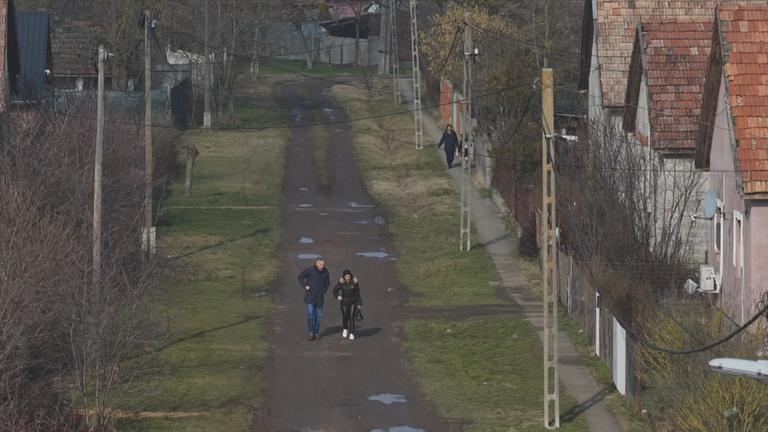 Roma-Siedlung in Ungarn