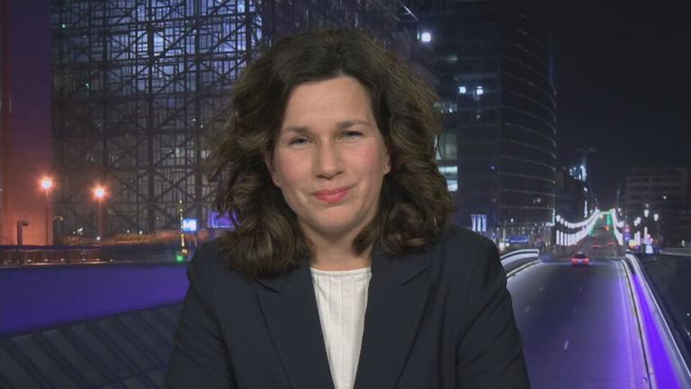 ZDF-Reporterin Isabelle Schäfers aus Brüssel.
