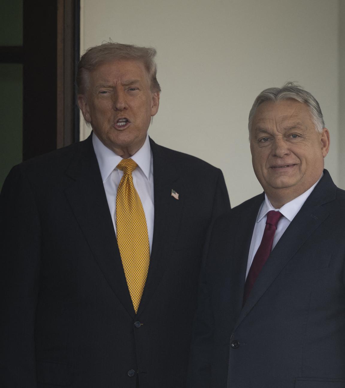 Präsident Donald Trump empfängt Ungarns Ministerpräsidenten Viktor Orban im Weißen Haus in Washington