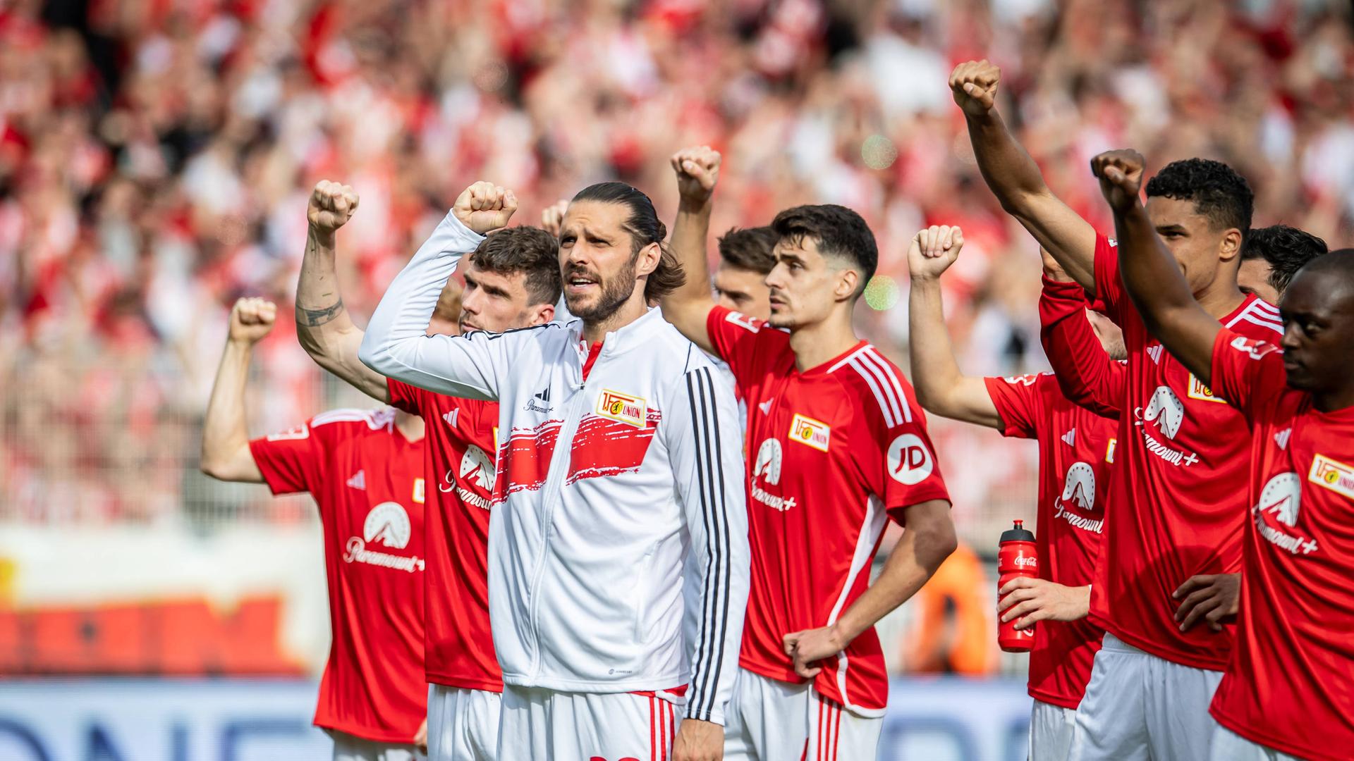 1. FC Union Berlin nach dem Spiel 1. Fußball Bundesliga am 05.05.2024.