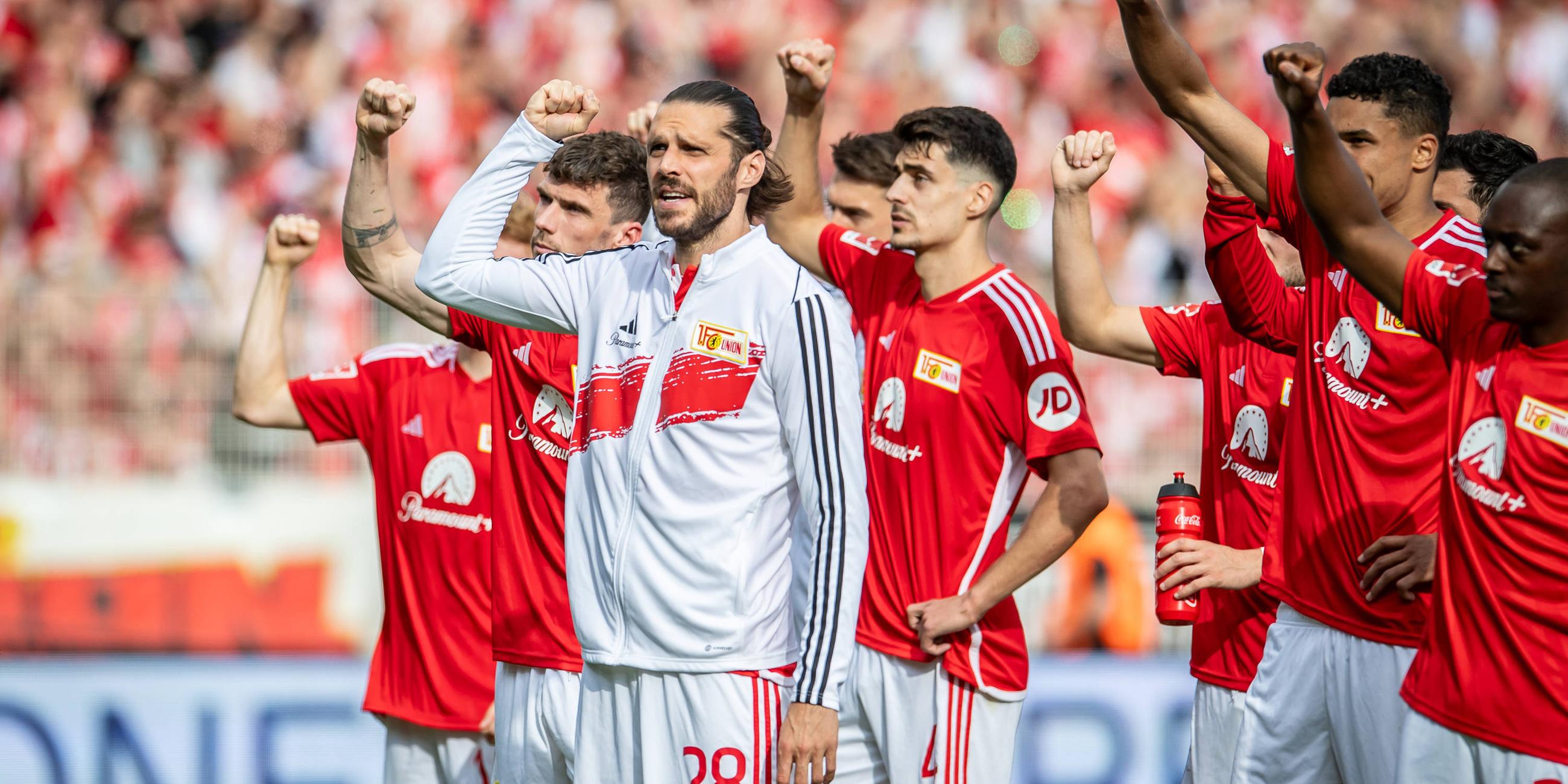1. FC Union Berlin nach dem Spiel 1. Fußball Bundesliga am 05.05.2024.