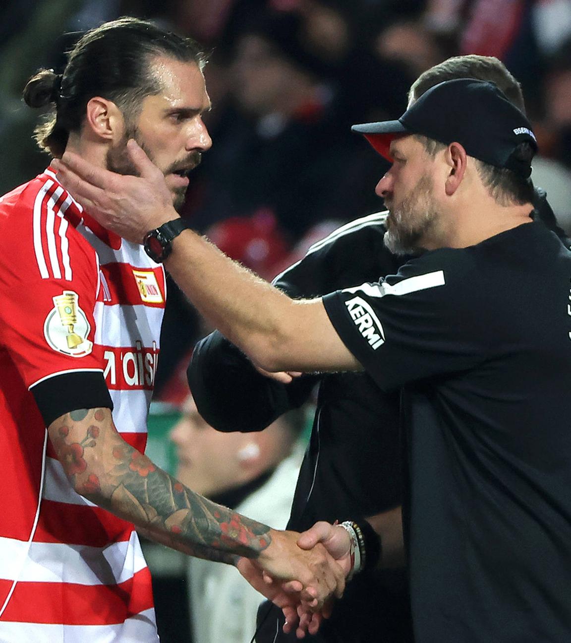 Christopher Trimmel und Steffen Baumgart von Union Berlin am 29.10.2026.