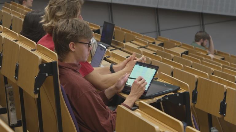 Student in einer Universität