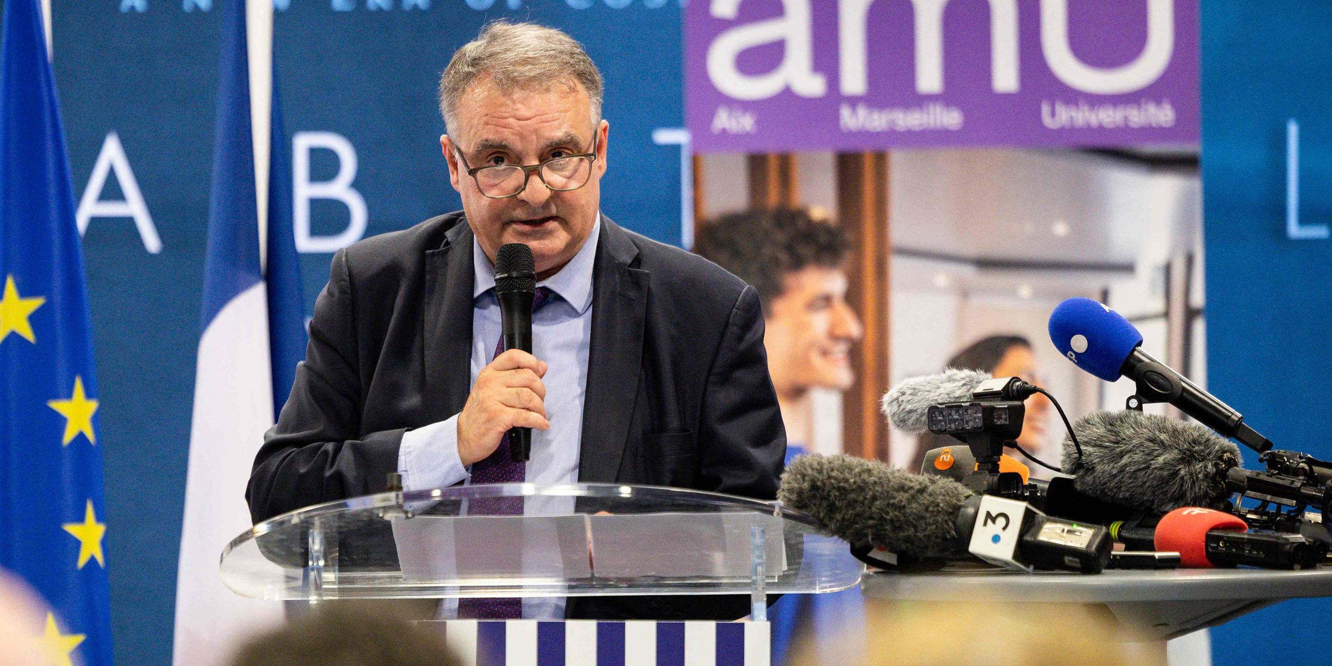 Direktor der Universität Aix-Marseille, Eric Berton