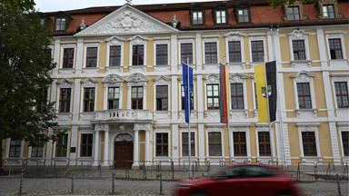 Blick auf den Landtag in Magdeburg