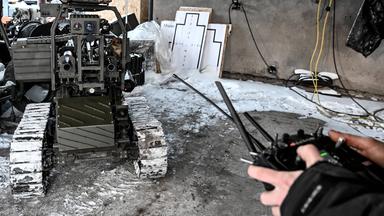 Wie die Ukraine Bodendrohnen gegen Russland einsetzt