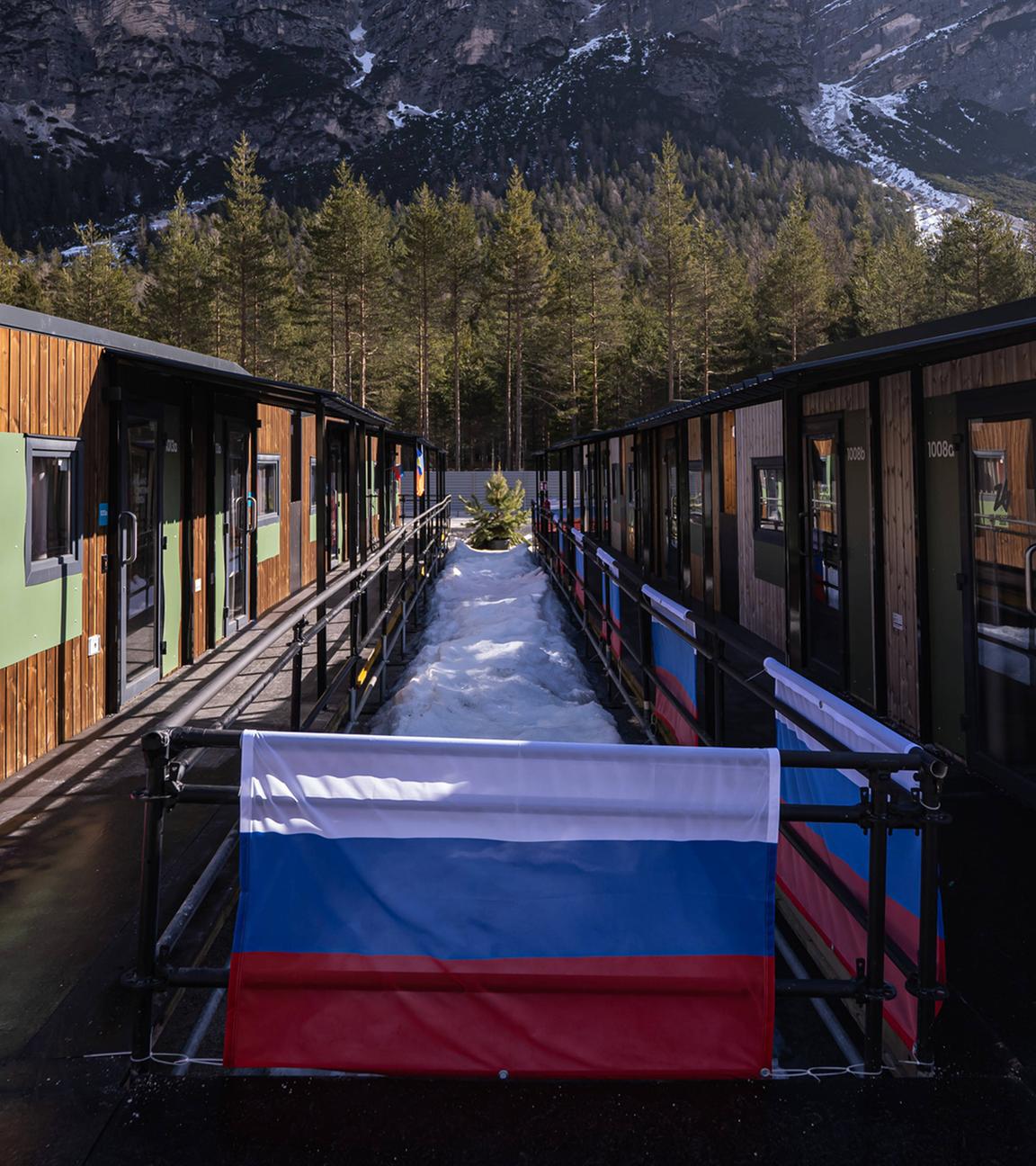 Die Unterbringung Russlands im Paralympischen Dorf