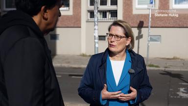 Unterwegs mit Justizministerin Hubig