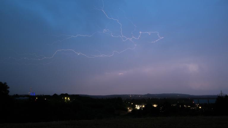 Gewitter und Stürme im Saarland am 29.06.2024.