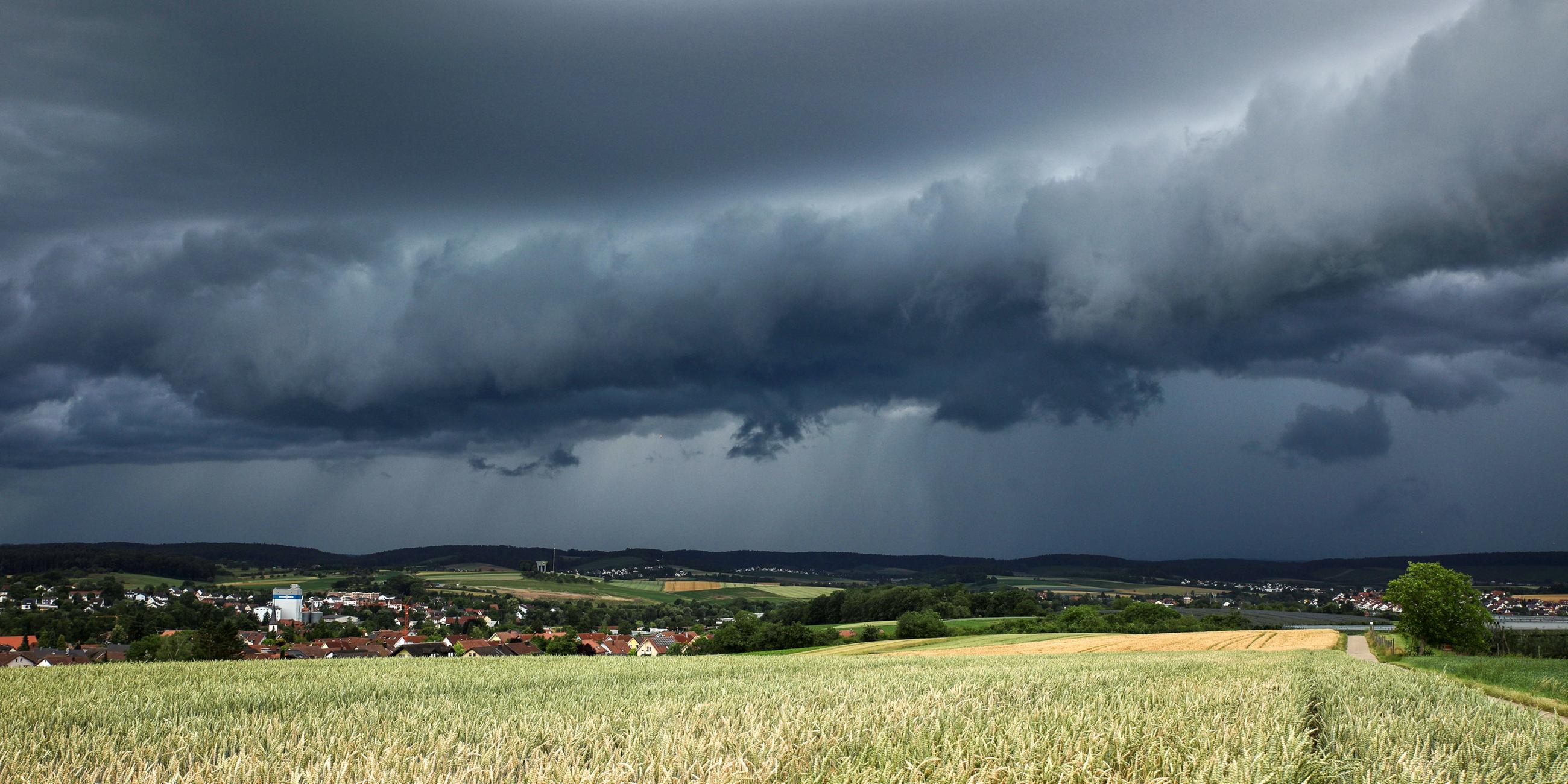 Starke Unwetter über Deutschland