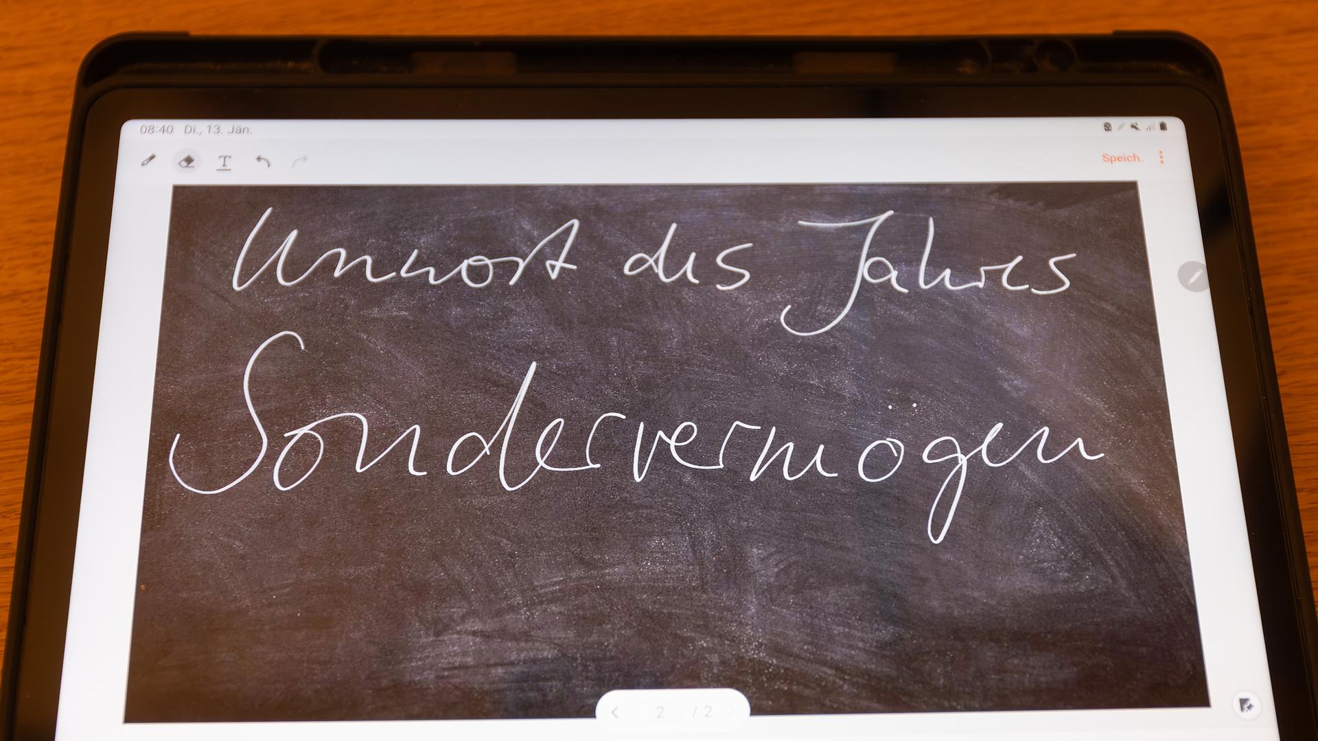 Unwort des Jahres 2025: Sondervermögen 