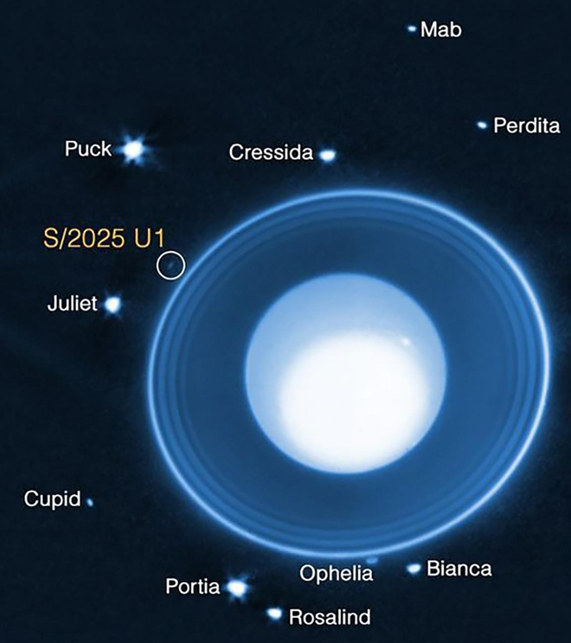 Uranus Mond S/2025 U1