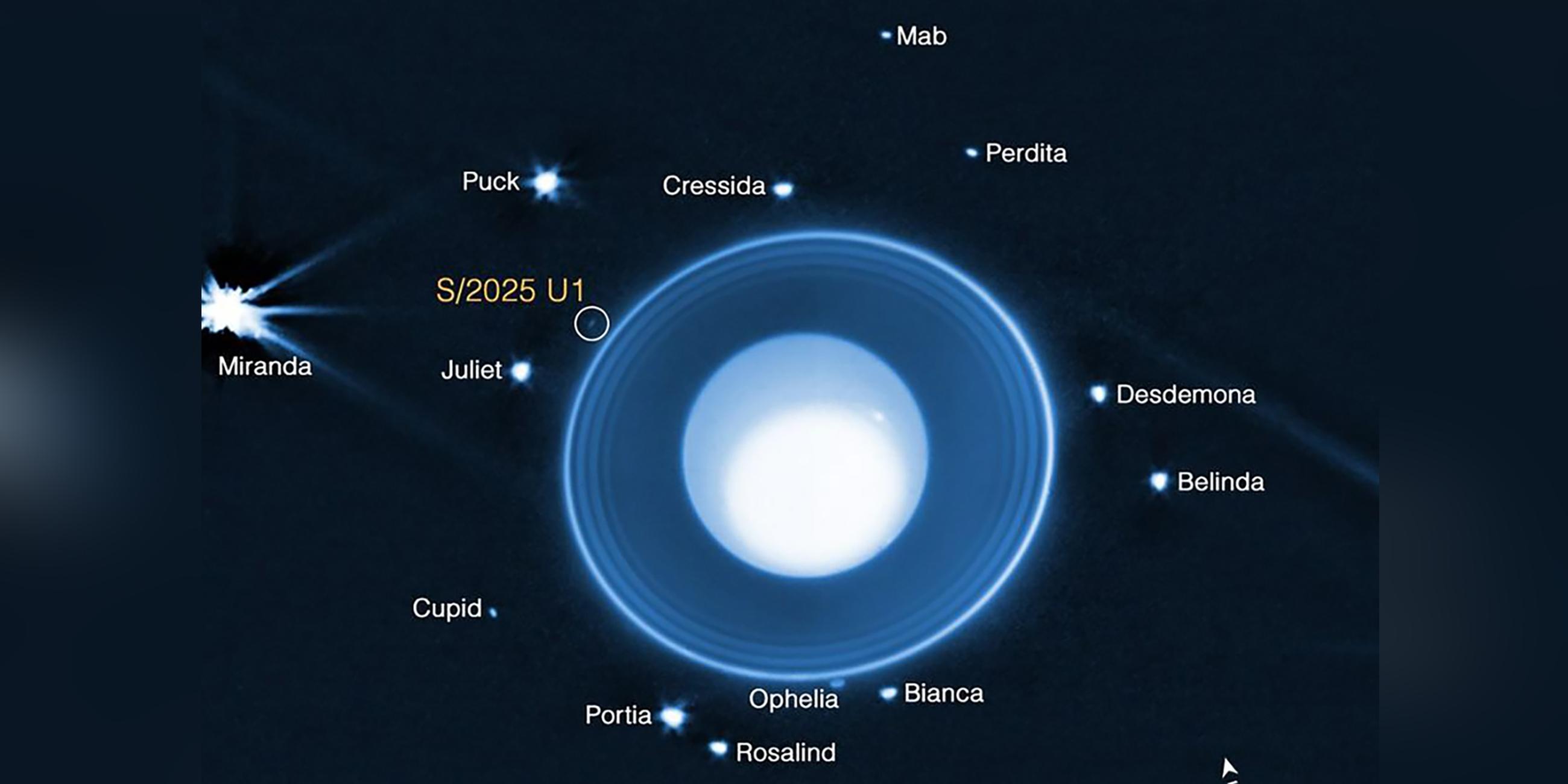 Uranus Mond S/2025 U1