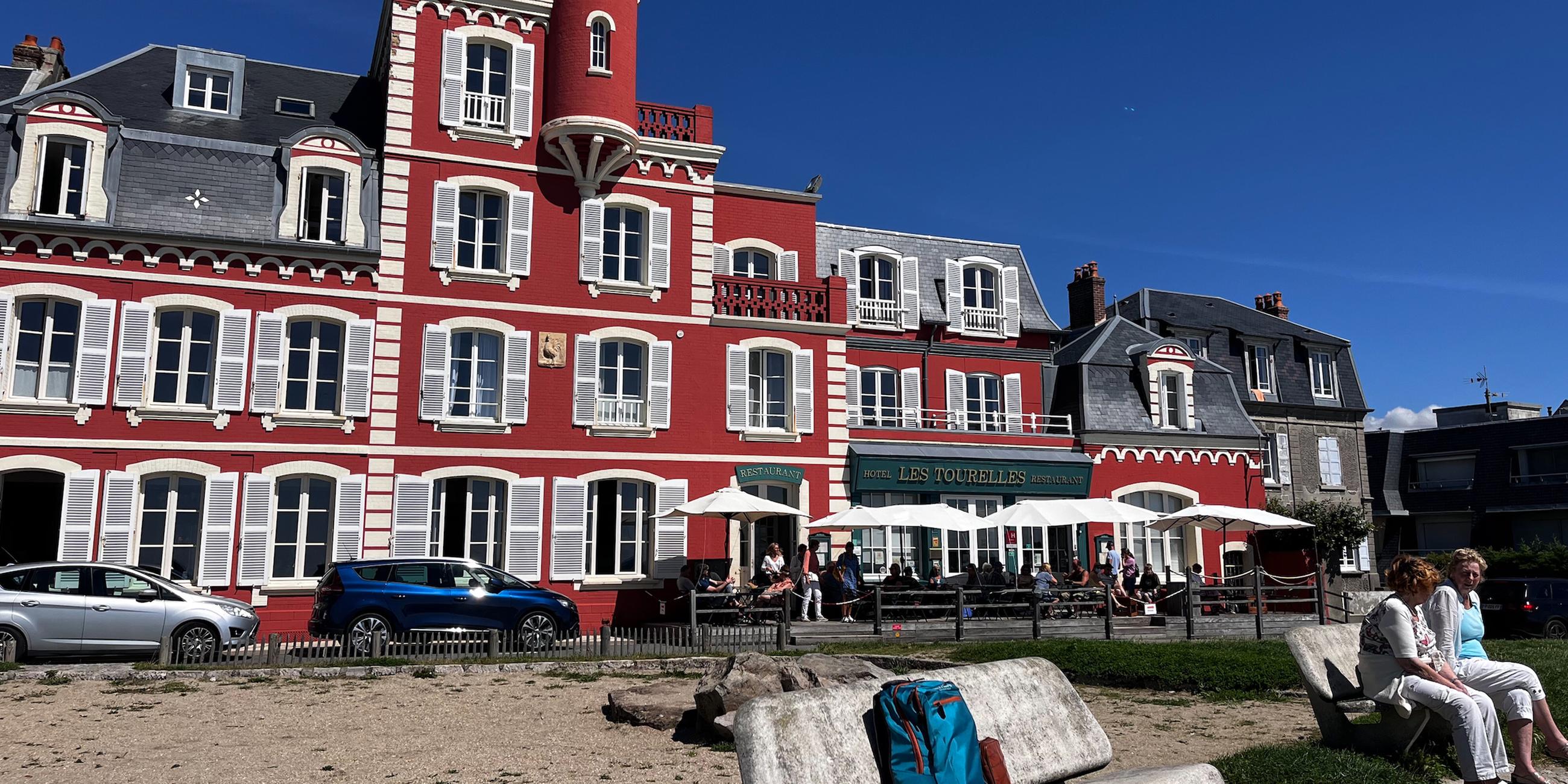 Das Hotel von Bertrand Hallbach in Le Crotoy, Nordfrankreich