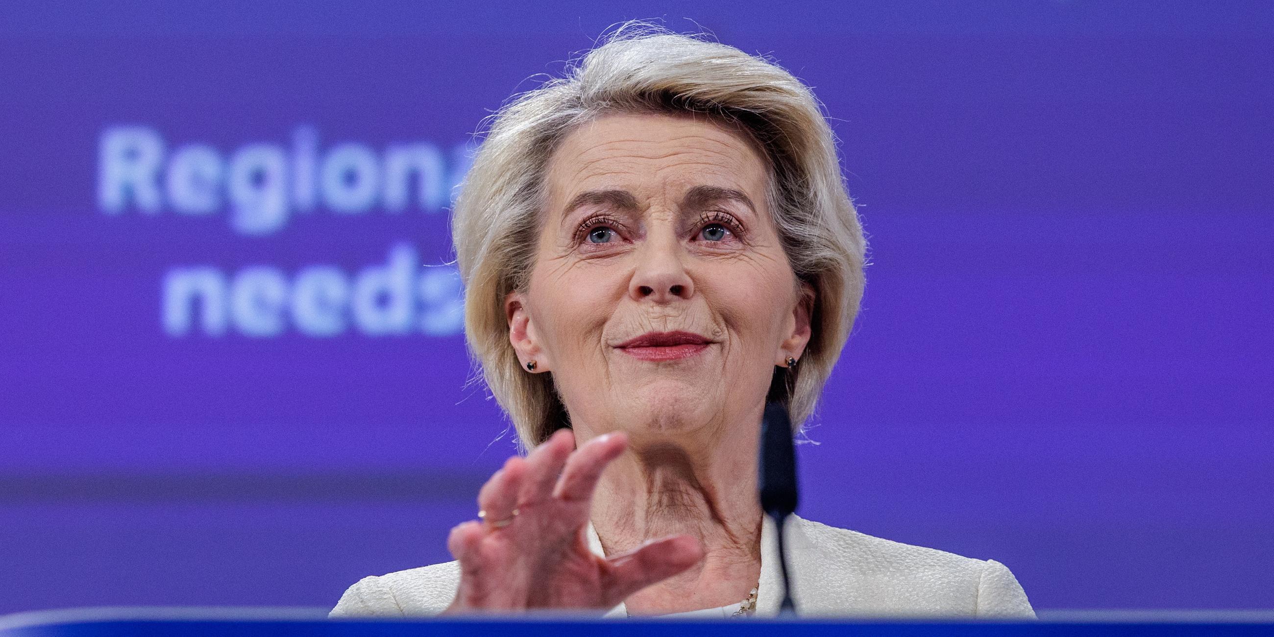 EU Haushalt mit Ursula von der Leyen