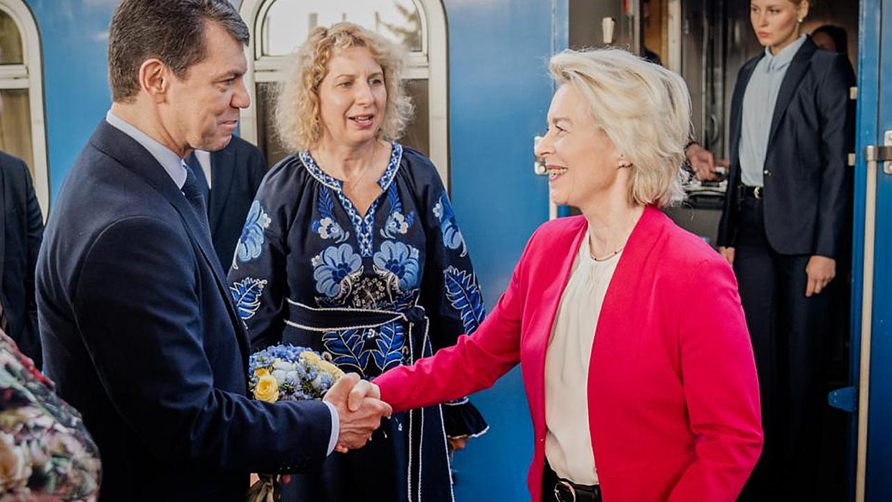 Von der Leyen in Kiew: EU-Ukraine-Drohnendeal
