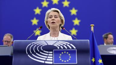 Ursula von der Leyen, aufgenommen am 16.09.2026 in Brüssel