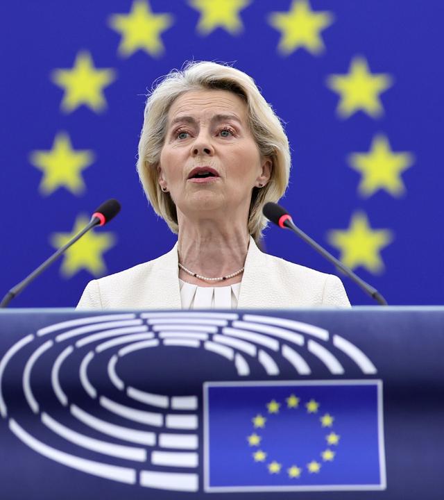 Ursula von der Leyen, aufgenommen am 16.09.2026 in Brüssel