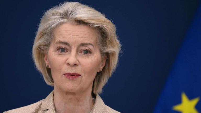 Nahaufnahme von Ursula von der Leyen