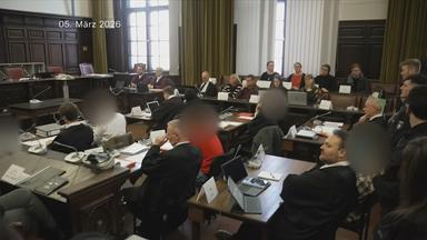 Gerichtssaal beim Prozess um Neonazigruppe