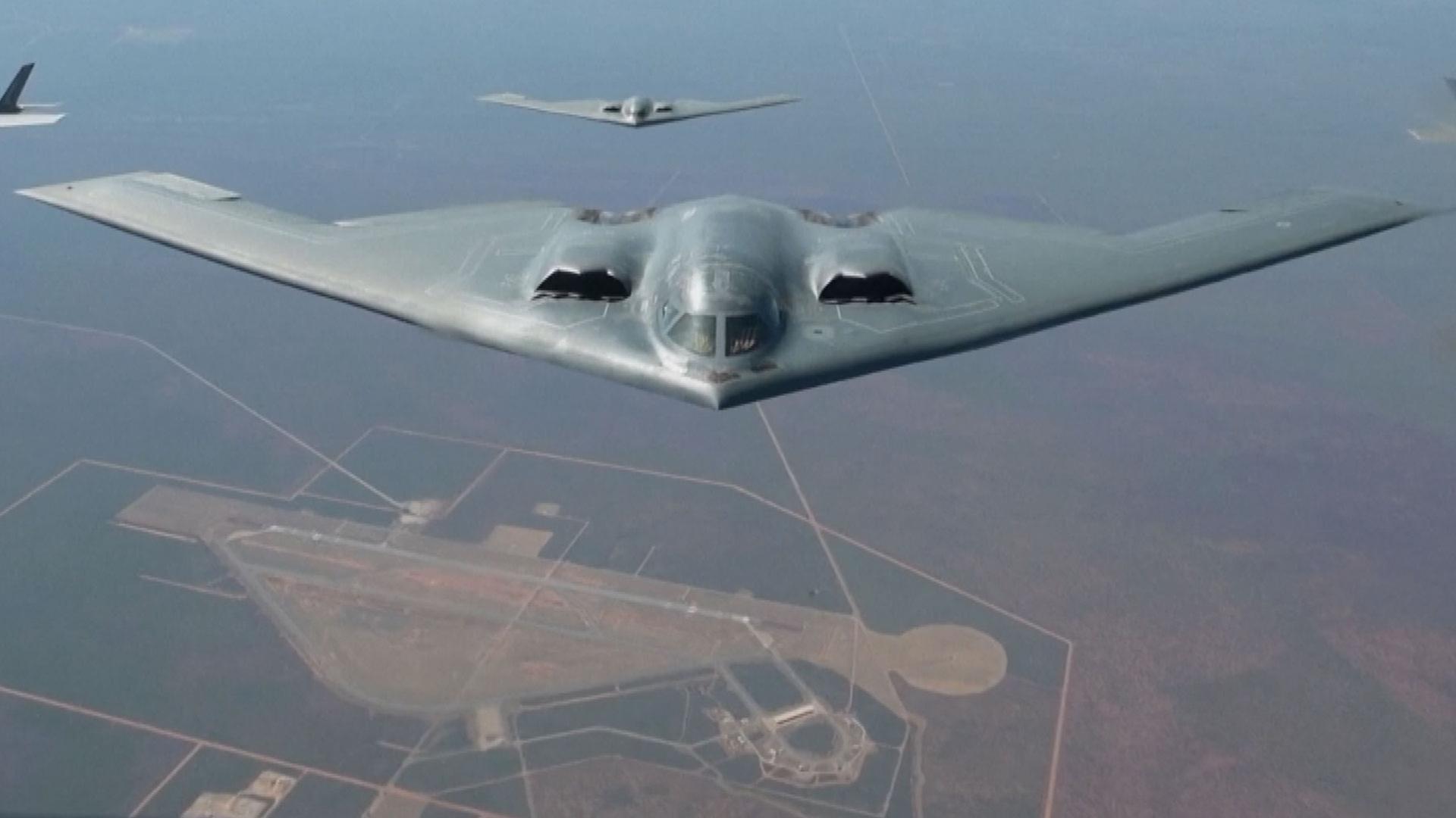 Ein US-Bomber des Typ B2
