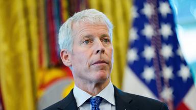 US-Energieminister Chris Wright bei Pressekonferenz im Weißen Haus (Archivbild)