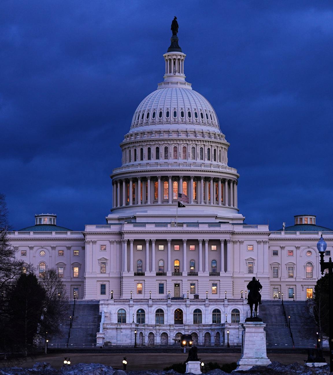 Das US-Kapitol in Washington D.C. am 23.02.2026.