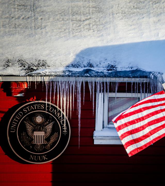Blick auf das US-Konsulat in Nuuk, der Hauptstadt Grönlands, am 19.01.2026.