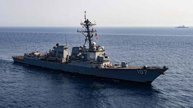 Archiv: "USS Gravely" - eines von drei Kriegsschiffen, das die USA vor die Küste Venezuelas geschickt haben.