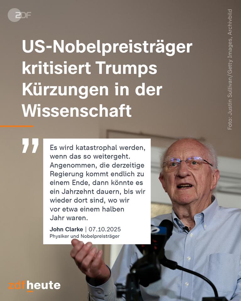 Nobelpreisträger kritisiert Trump
