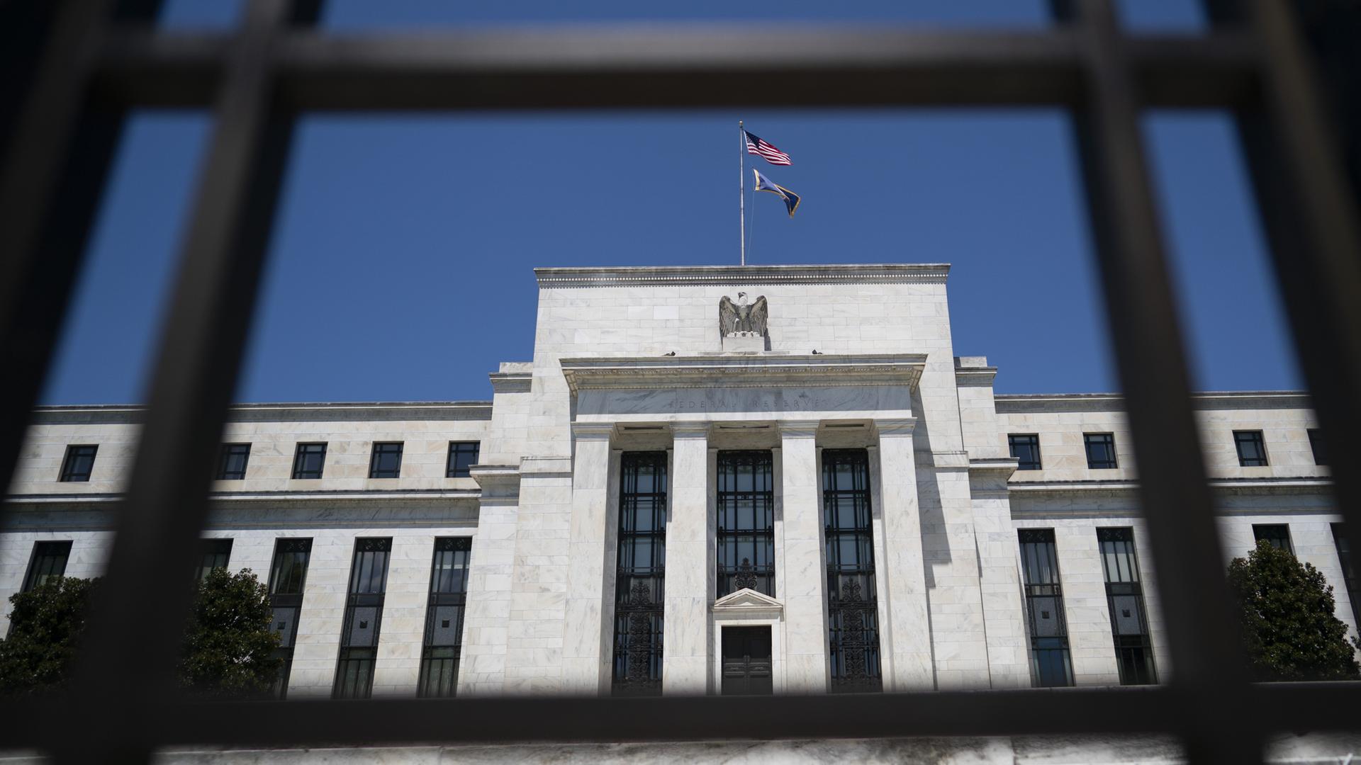 USA, Washington: Das Gebäude der US-Notenbank in Washington. Archivbild