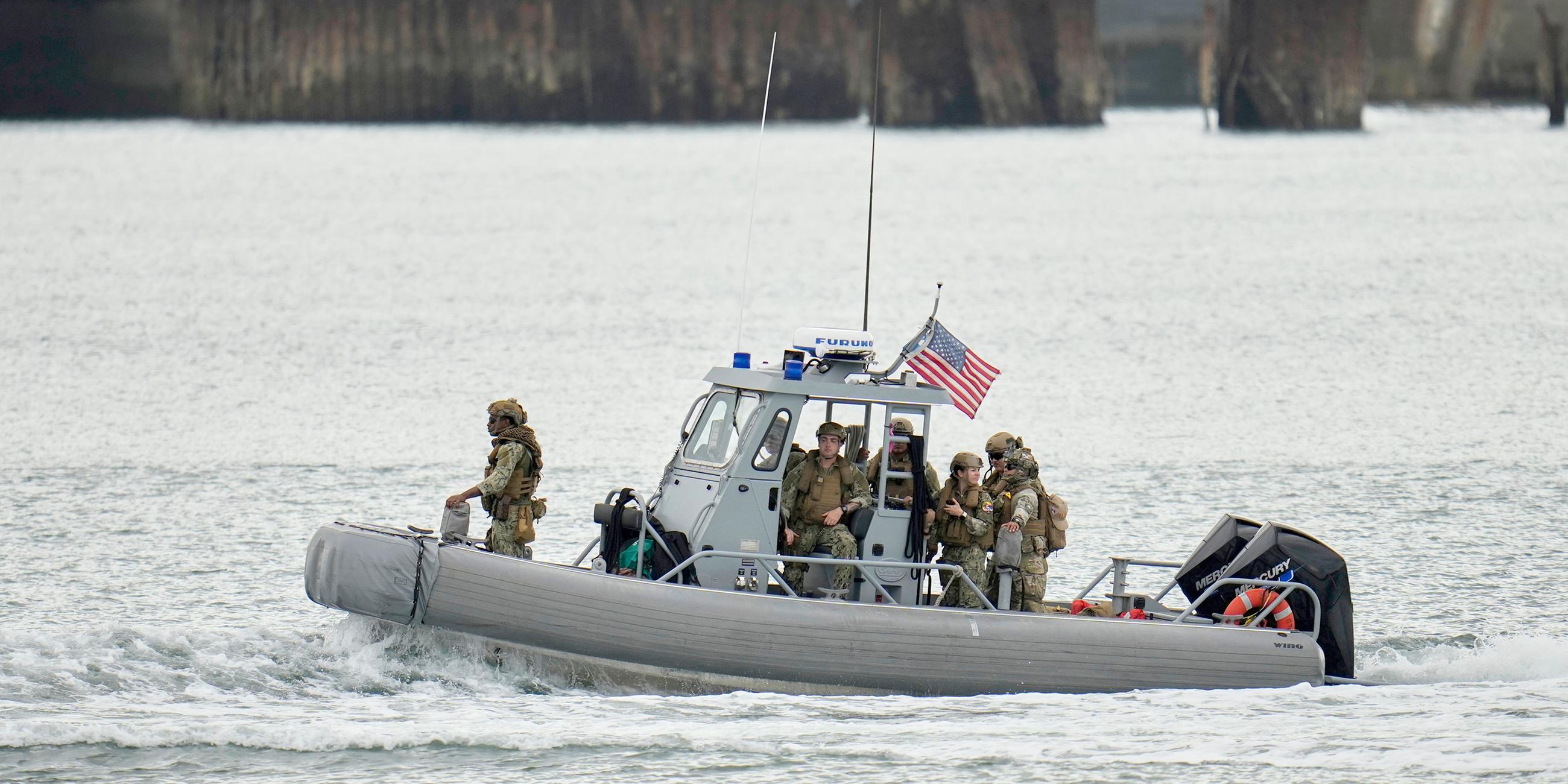 US-Soldaten bei einer Übung auf dem Panamakanal in West Panama