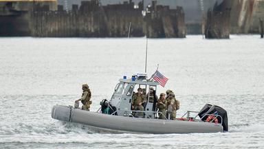US-Soldaten bei einer Übung auf dem Panamakanal in West Panama