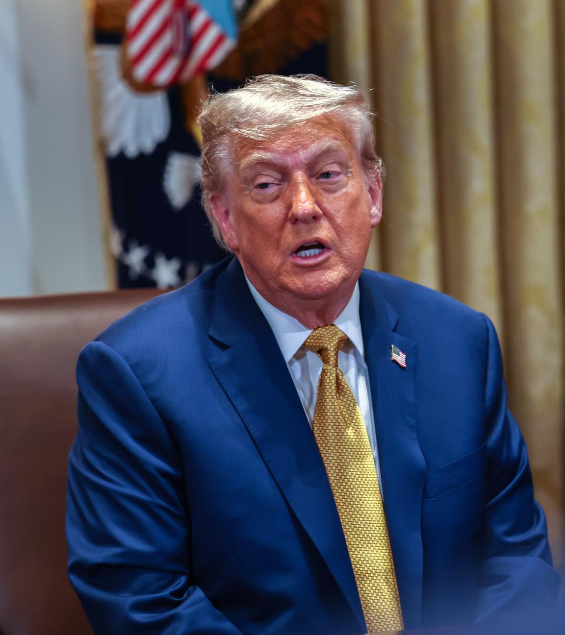 US-Präsident Donald Trump lädt zu Kabinettssitzung im Weißen Haus ein