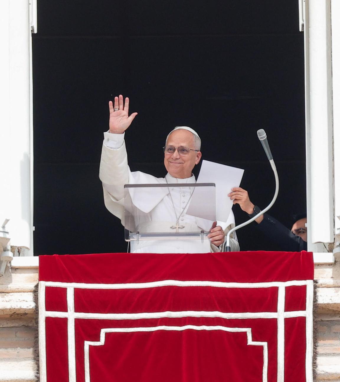 Papst Leo XIV. in Rom am 12. April 2026