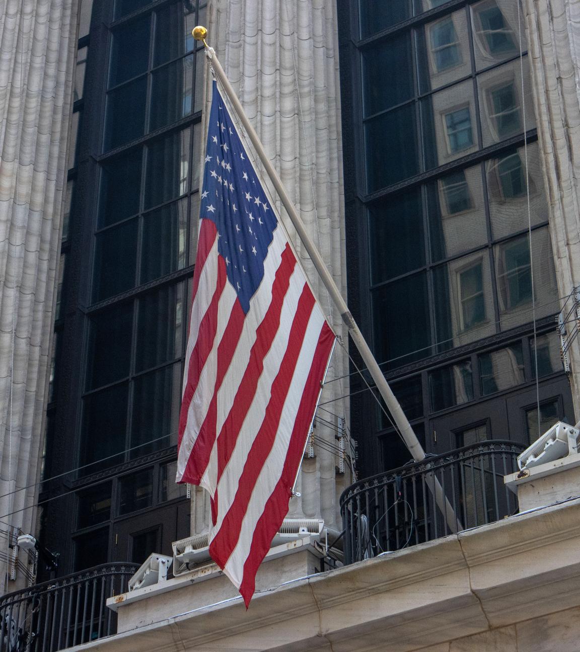 Der New York Stock Exchange am 5. August 2024.