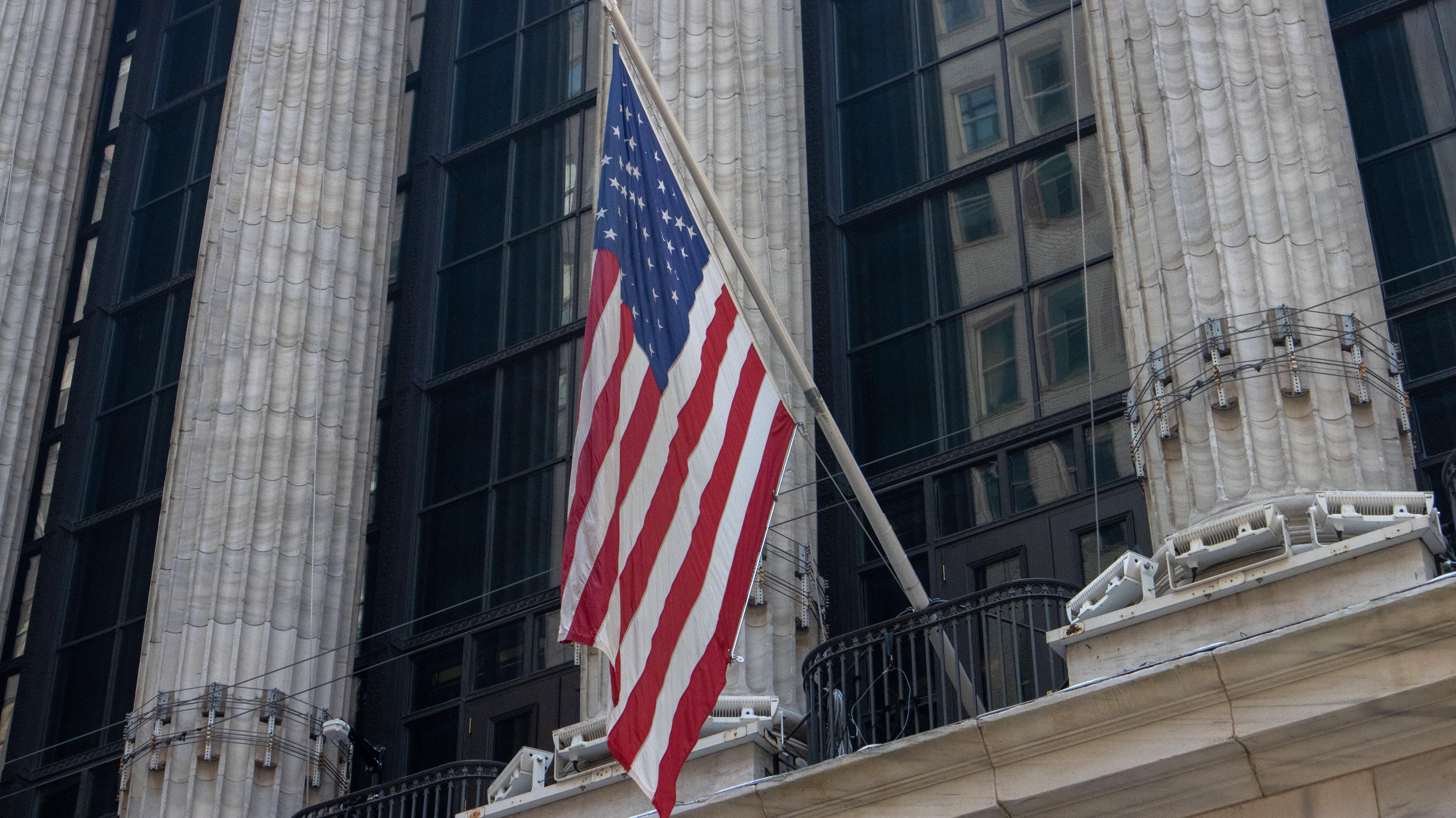 Der New York Stock Exchange am 5. August 2024.