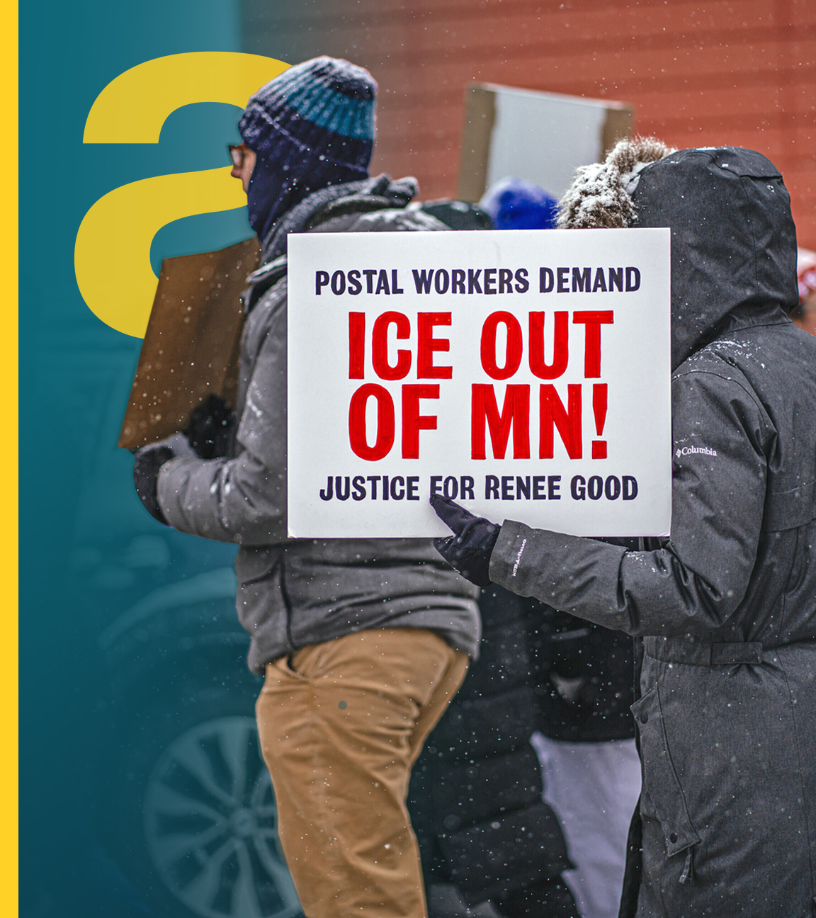 Protestierende gegen Einwanderungsbehörde ICE auf Straßen in Minnesota