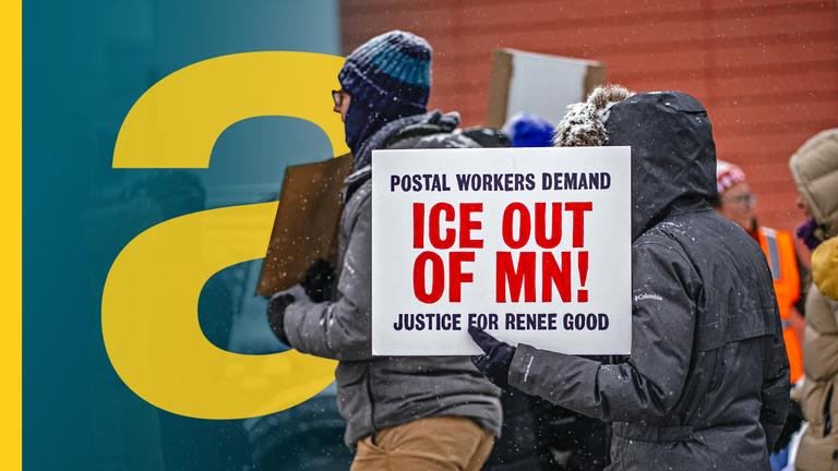 Protestierende gegen Einwanderungsbehörde ICE auf Straßen in Minnesota