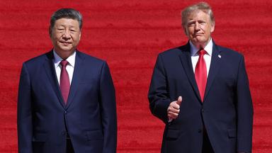 US-Präsident Donald Trump (rechts) und der chinesische Präsident Xi Jinping (links)