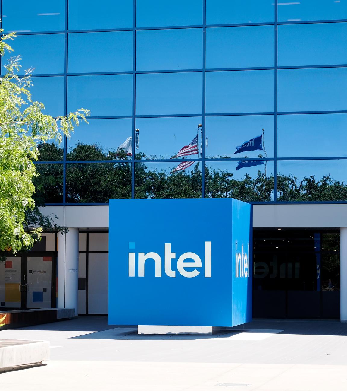Die Intel-Unternehmenszentrale in Santa Clara, Kalifornien.