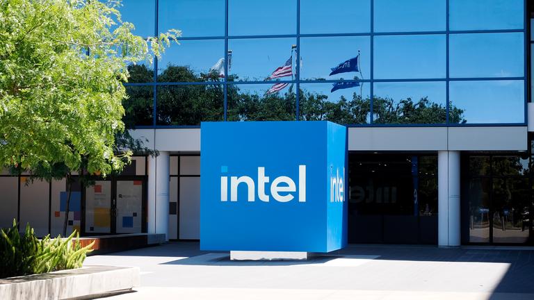 Die Intel-Unternehmenszentrale in Santa Clara, Kalifornien.
