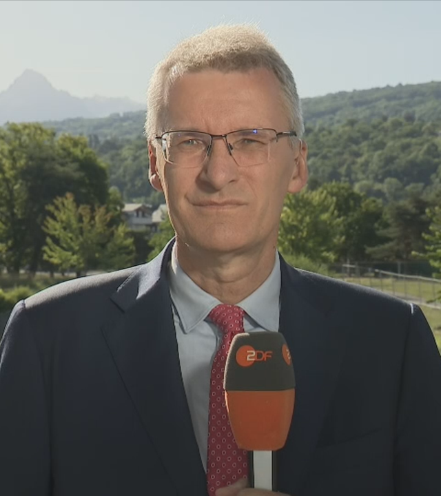 Über das Rahmenabkommen zwischen den USA und Iran berichtet ZDF-Korrespondent Elmar Theveßen aus Évian.
