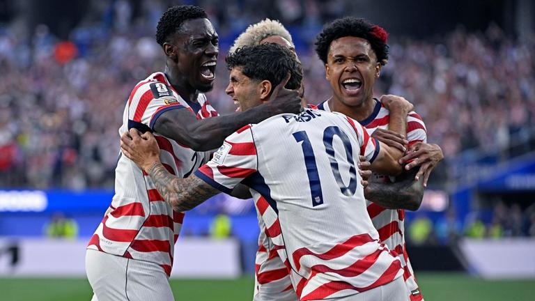 Die USA jubeln beim Sieg gegen Paraguay