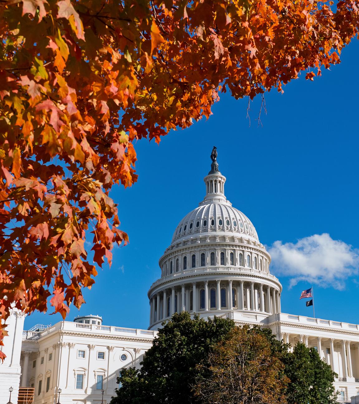 Das Kapitol ist zu sehen, am 31. Tag des Regierungsstillstands