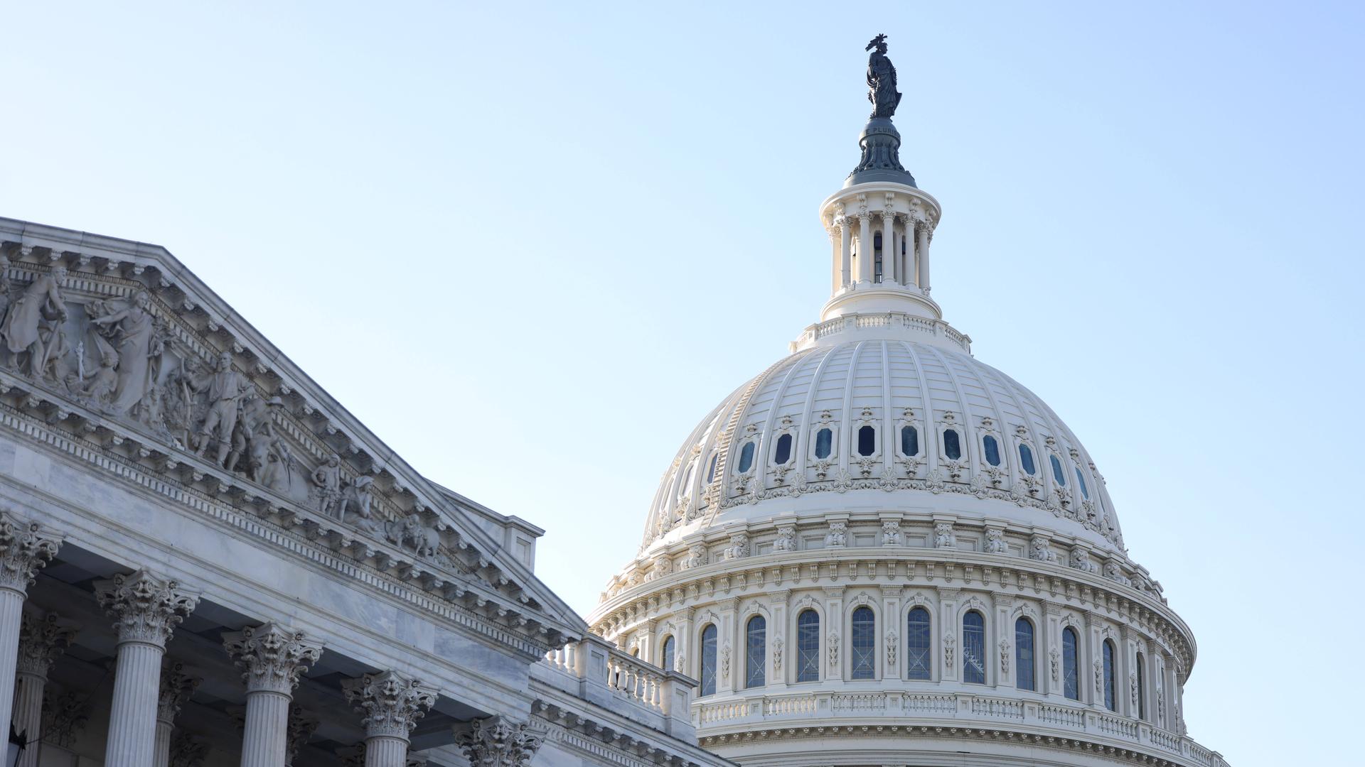 Das Kapitol, auch bekannt als Sitz des Kongresses der Vereinigten Staaten, in Washington, DC am 30.04.2026.